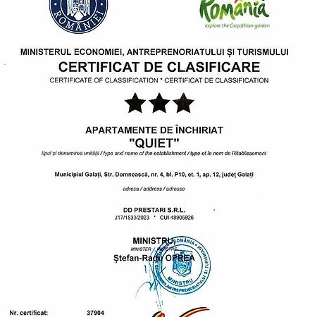 Apartament Quiet Galaţi エクステリア 写真